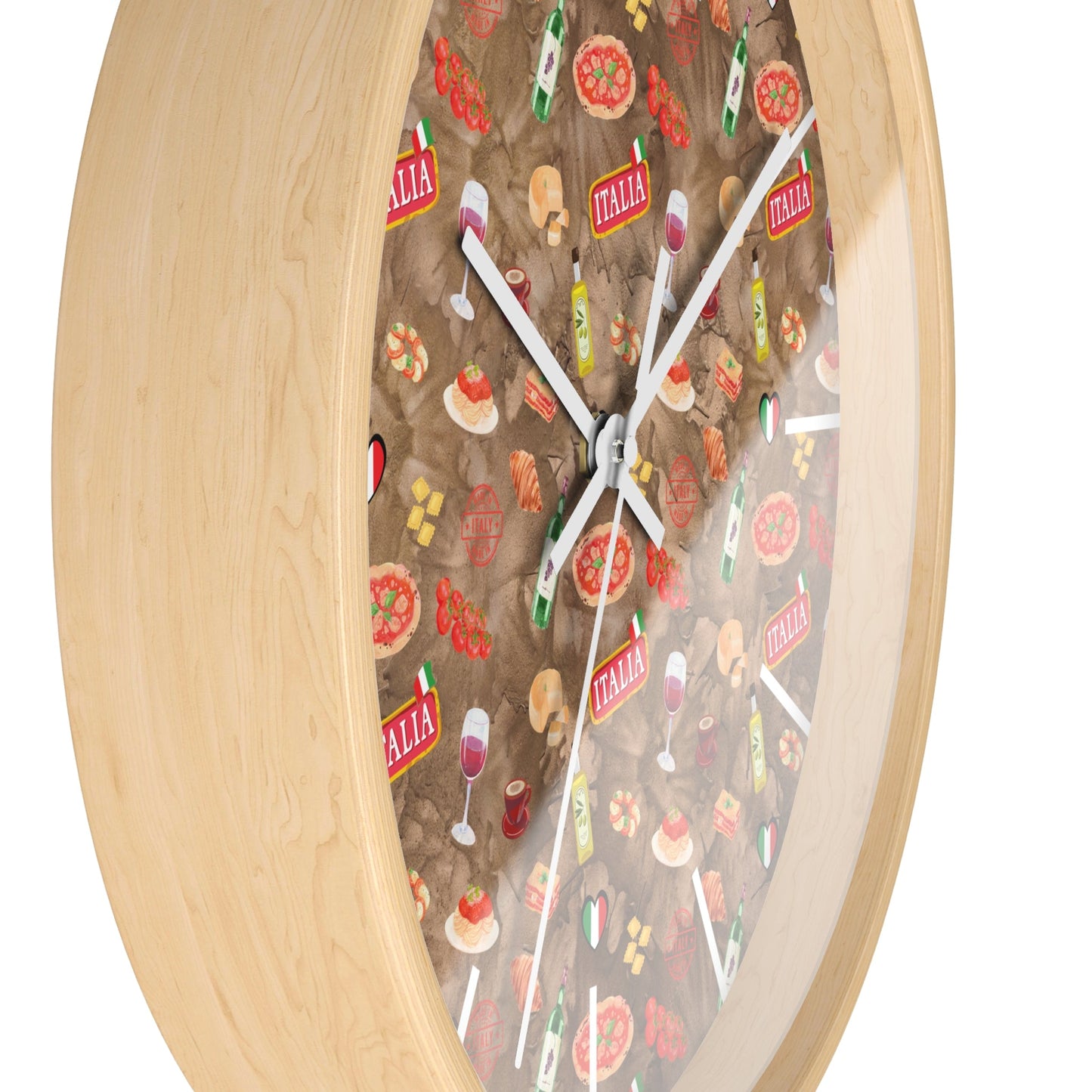 Mom's Italian Kitchen Wall Clock – Fun, Vibrant & Culinary-Inspired