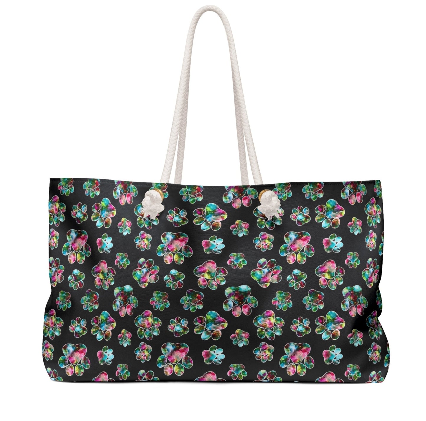 Angel Paws-Pet Print Weekender Bag – Stylish Travel Tote for Animal Lovers
