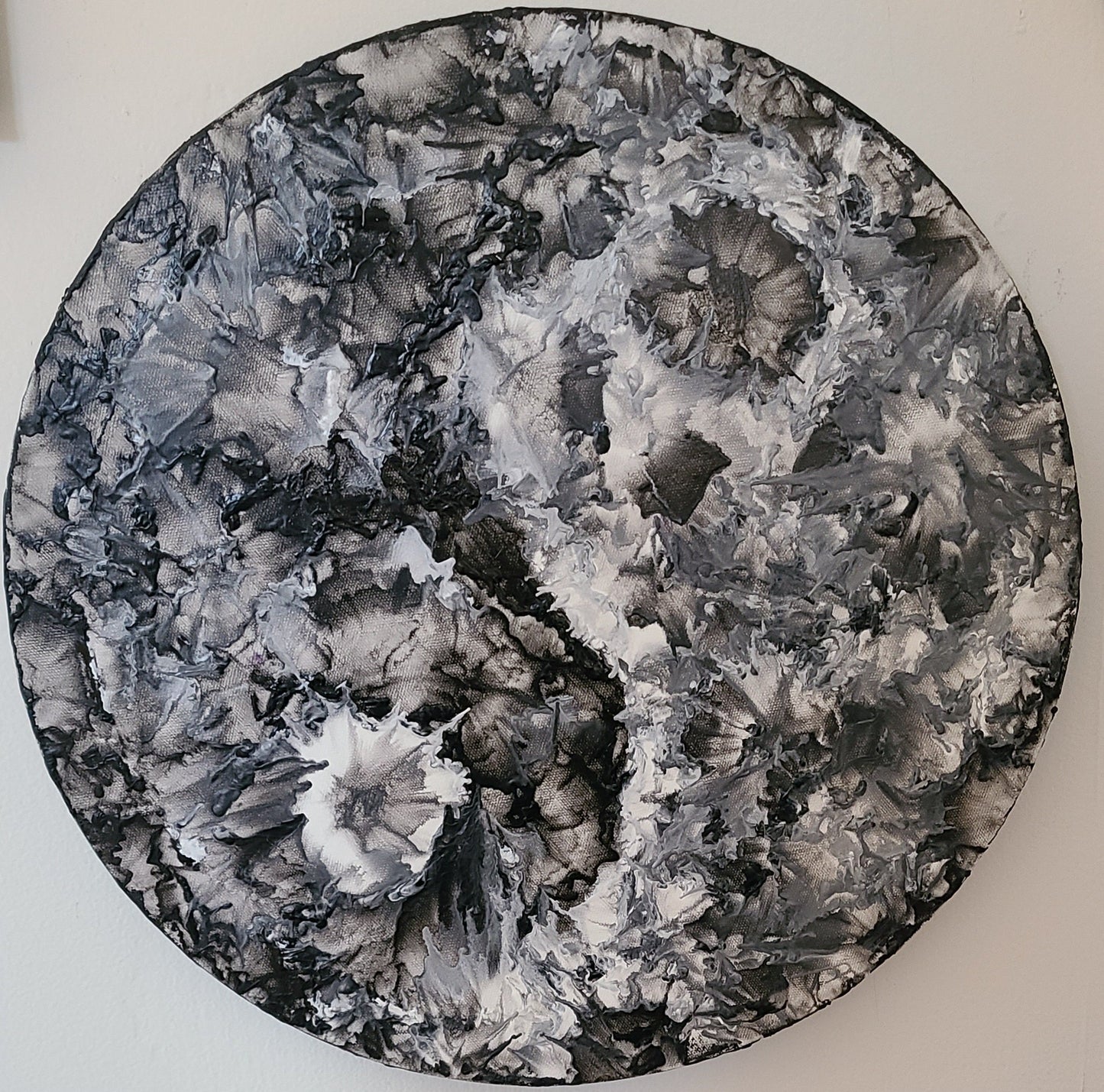 Circle of Life Series – 16×16 Round Encaustic Abstract Paintings
Portals of Color.