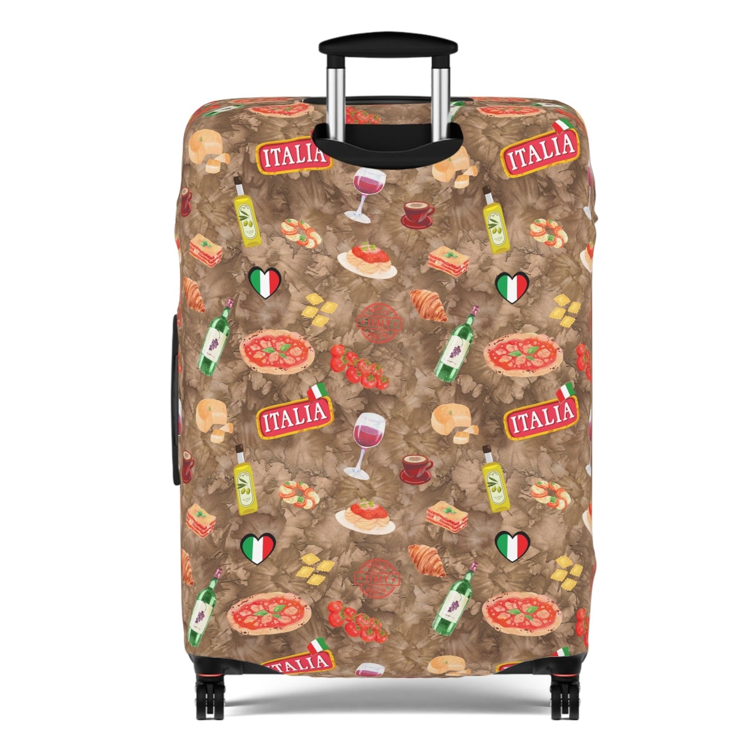 Italian Cuisine Luggage Cover - Stylish Travel Accessory