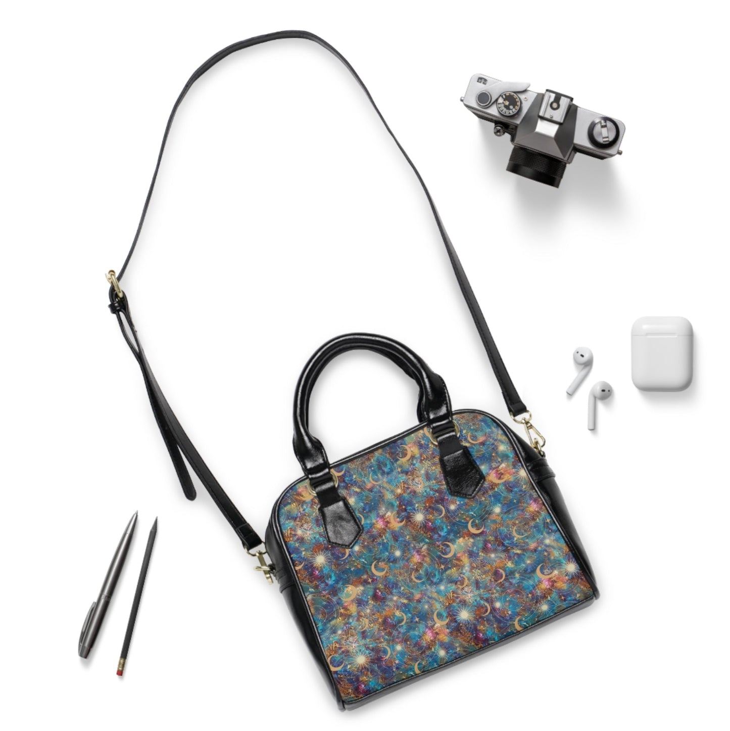 Celestial Handbag – Vegan Leather Crossbody & Tote