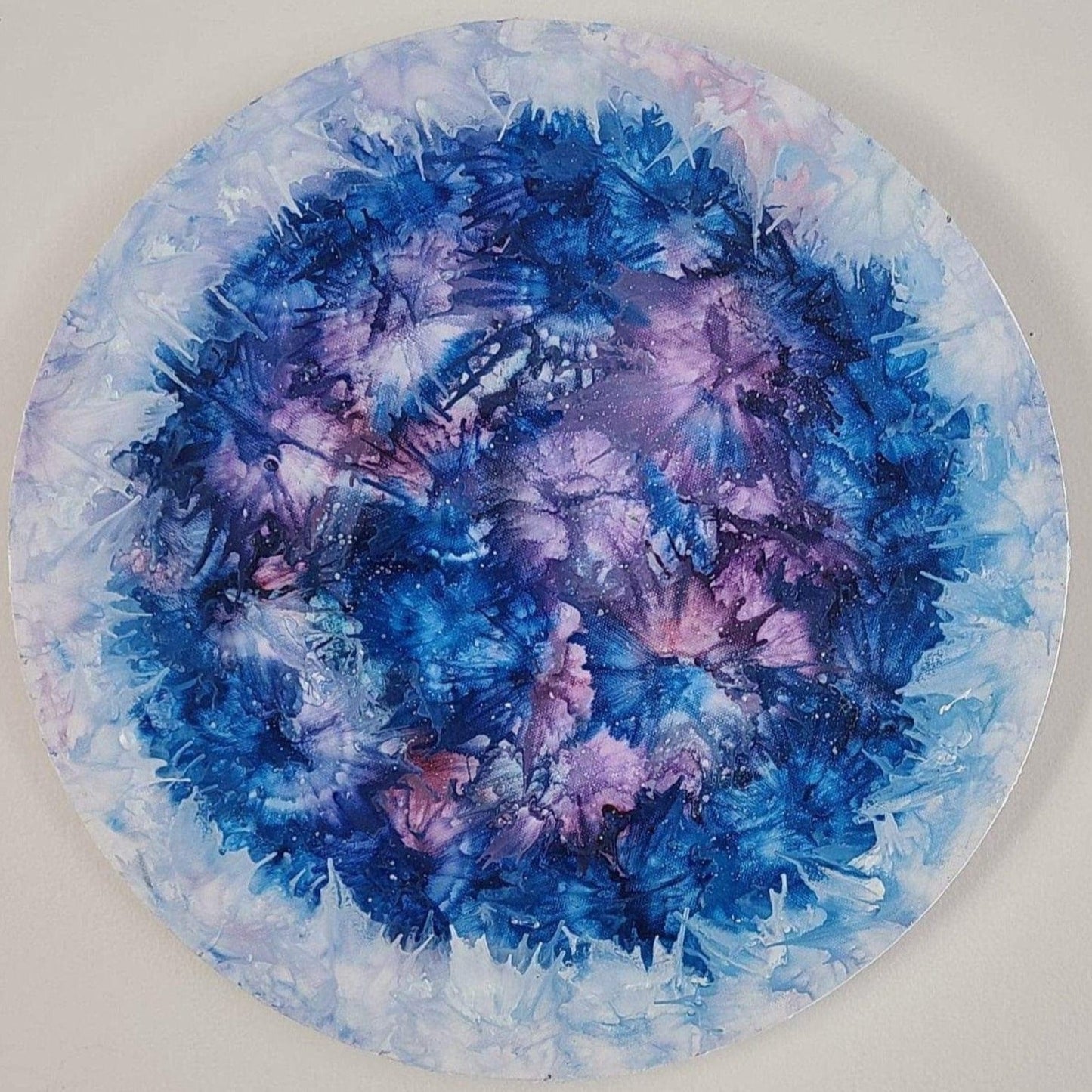 Circle of Life Series – 16×16 Round Encaustic Abstract Paintings
Portals of Color.