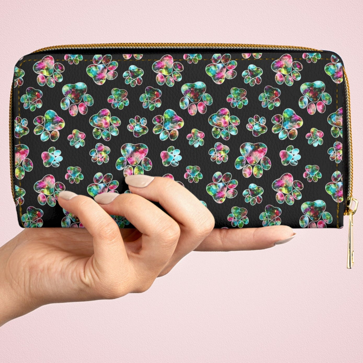 Angel Paws Zipper Wallet – Fun, Creative Pet-Lover Approved