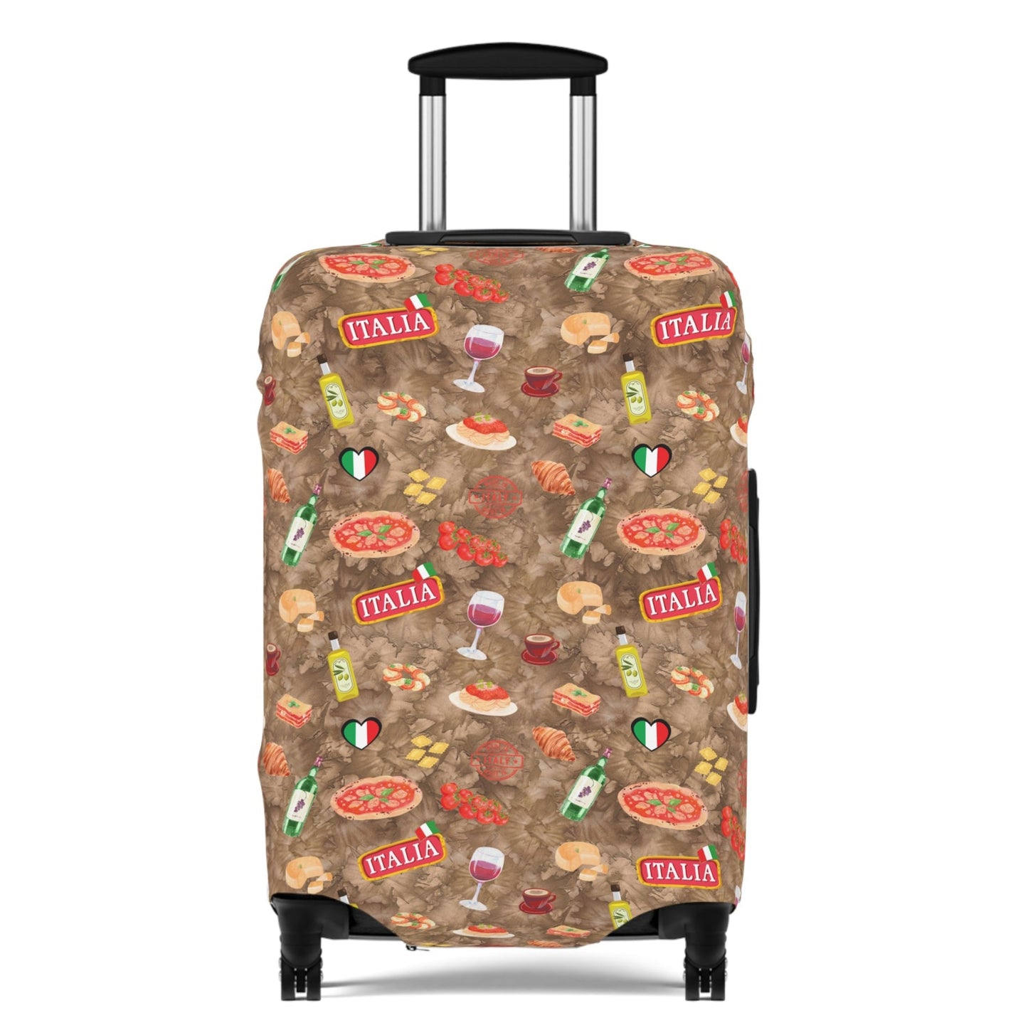 Italian Cuisine Luggage Cover - Stylish Travel Accessory