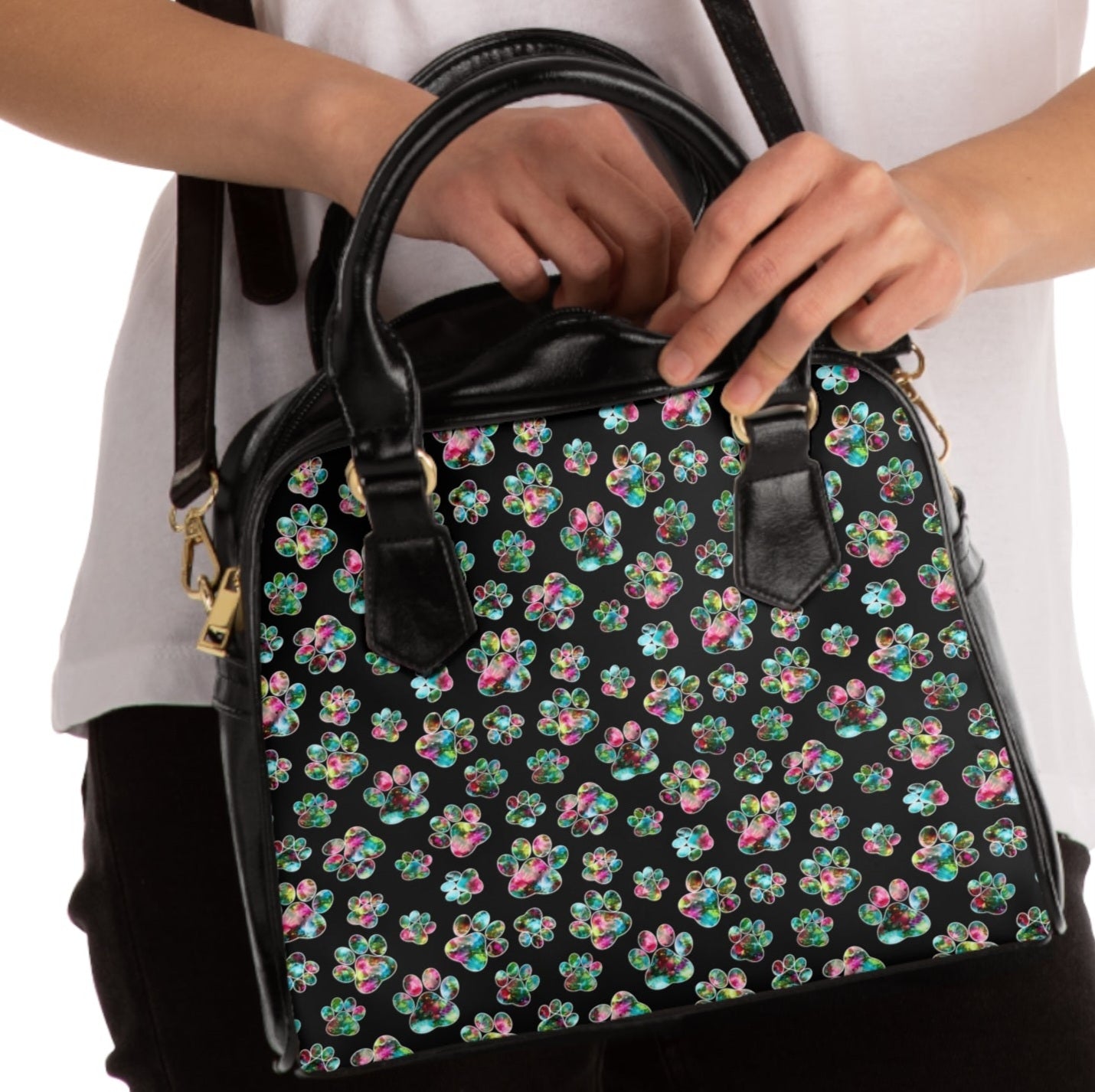 Angel Paws Handbag – Vegan Leather Crossbody & Tote