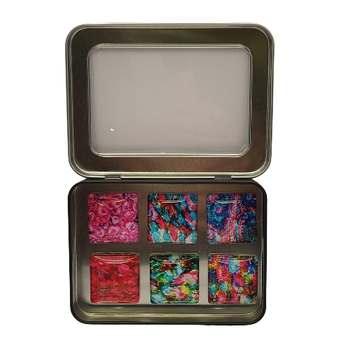 Pink Passion Art Magnet Set - Dreamy, Handmade Glass Magnets