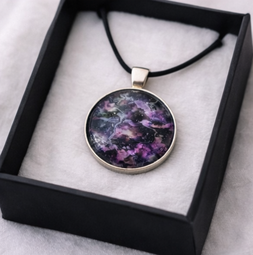 Purple Storm Pendant - Intuition • Transformation • Power