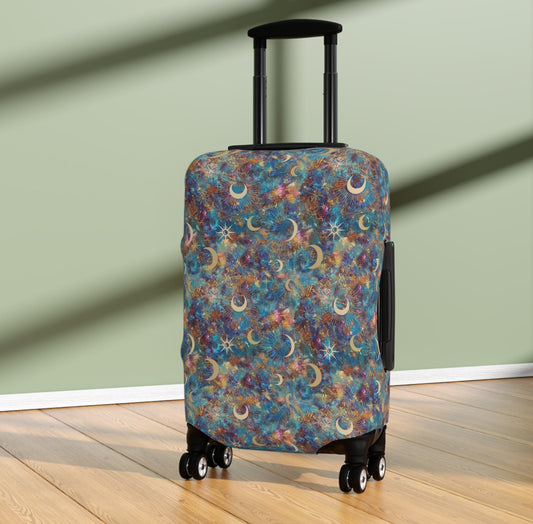 Celestial Stretchy Travel Luggage Cover - Stylish & Durable Suitcase Protector