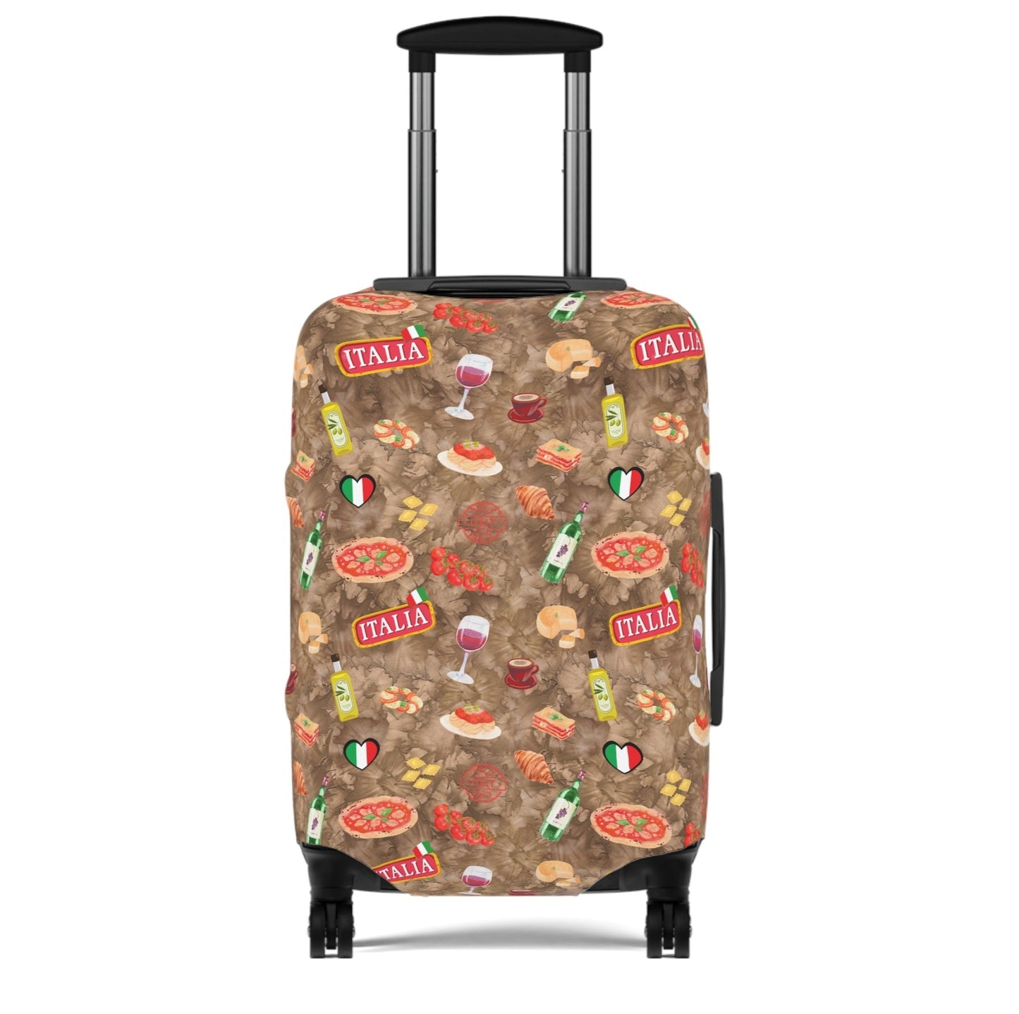 Italian Cuisine Luggage Cover - Stylish Travel Accessory