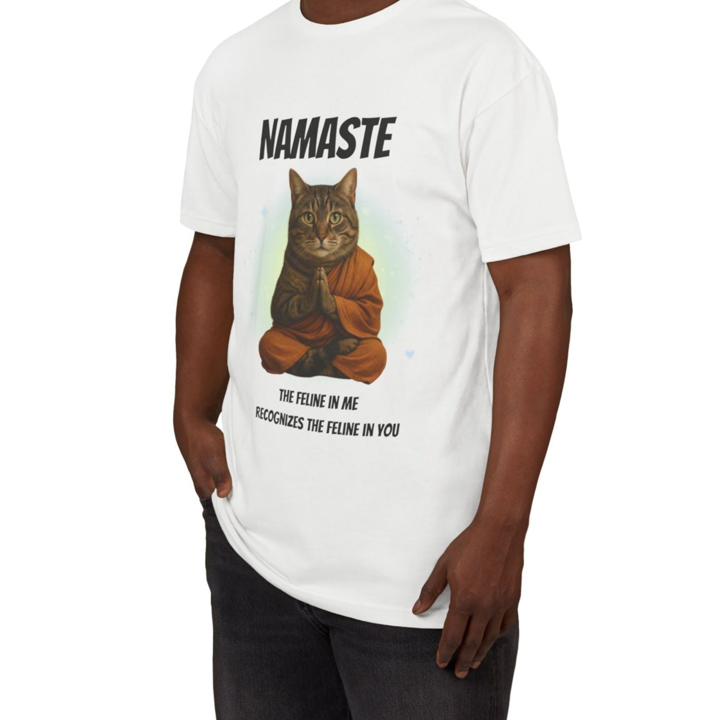 Namaste Cat Tee โ Find Your Zen (and a Smile)