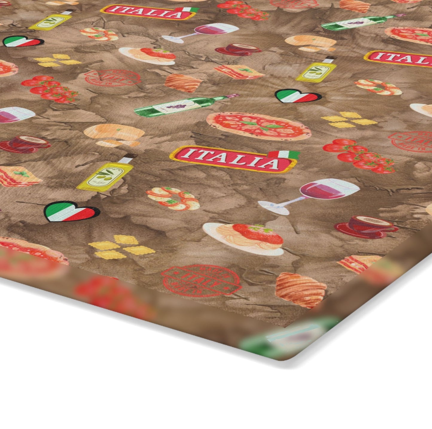 Mom's Italian Kitchen Glass Cutting Board – Bright, Durable & Inspired by Family Traditions