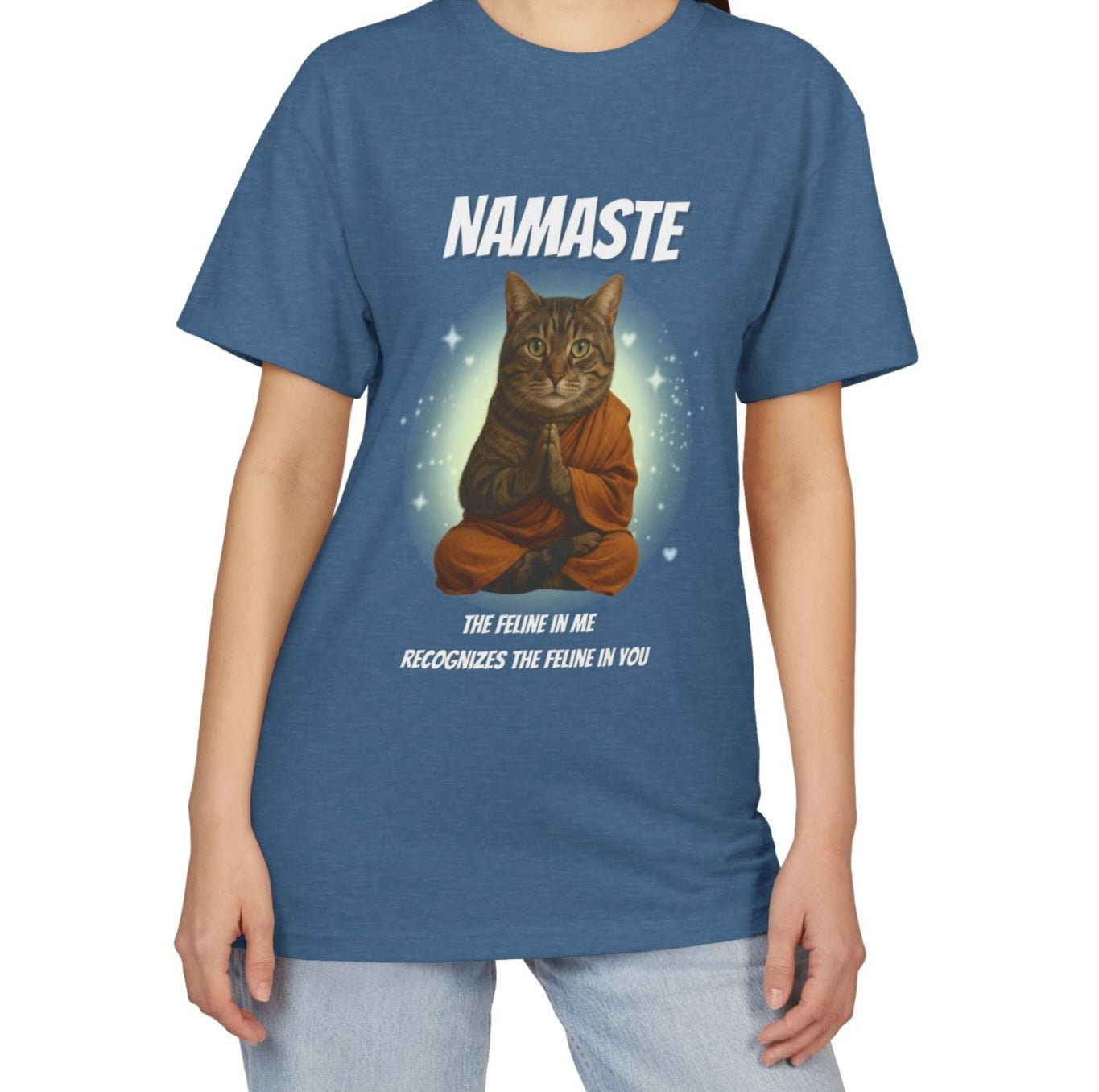 Namaste Cat Tee โ Find Your Zen (and a Smile)