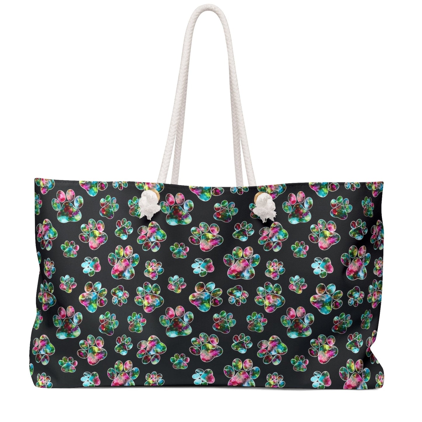 Angel Paws-Pet Print Weekender Bag – Stylish Travel Tote for Animal Lovers