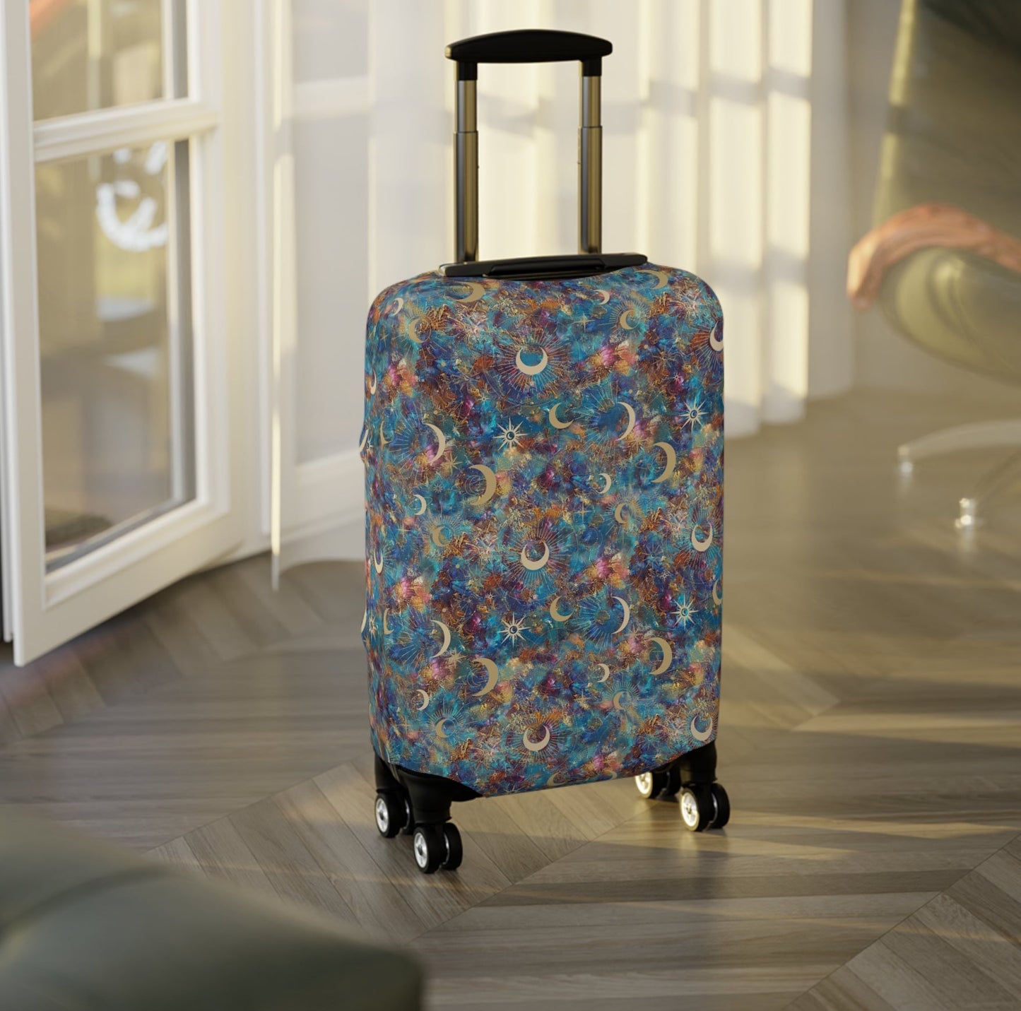Celestial Stretchy Travel Luggage Cover - Stylish & Durable Suitcase Protector