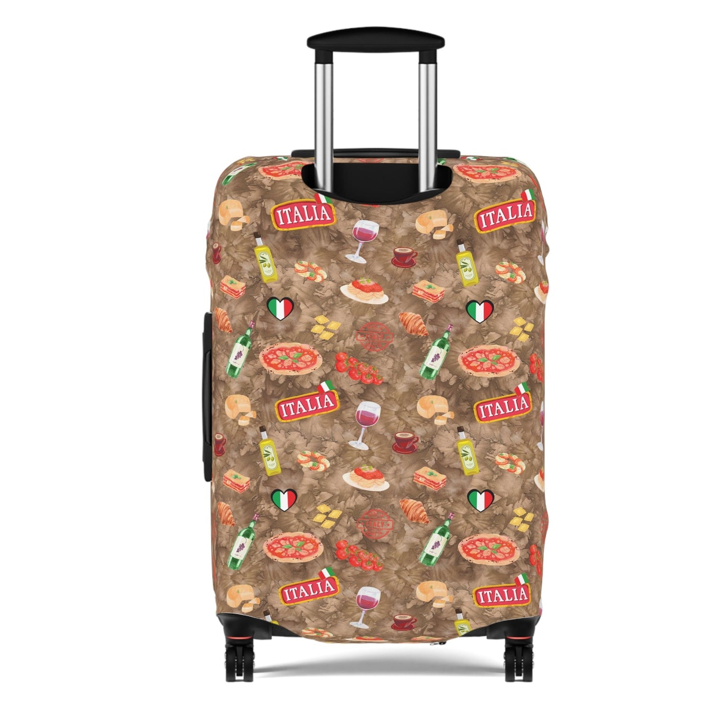 Italian Cuisine Luggage Cover - Stylish Travel Accessory
