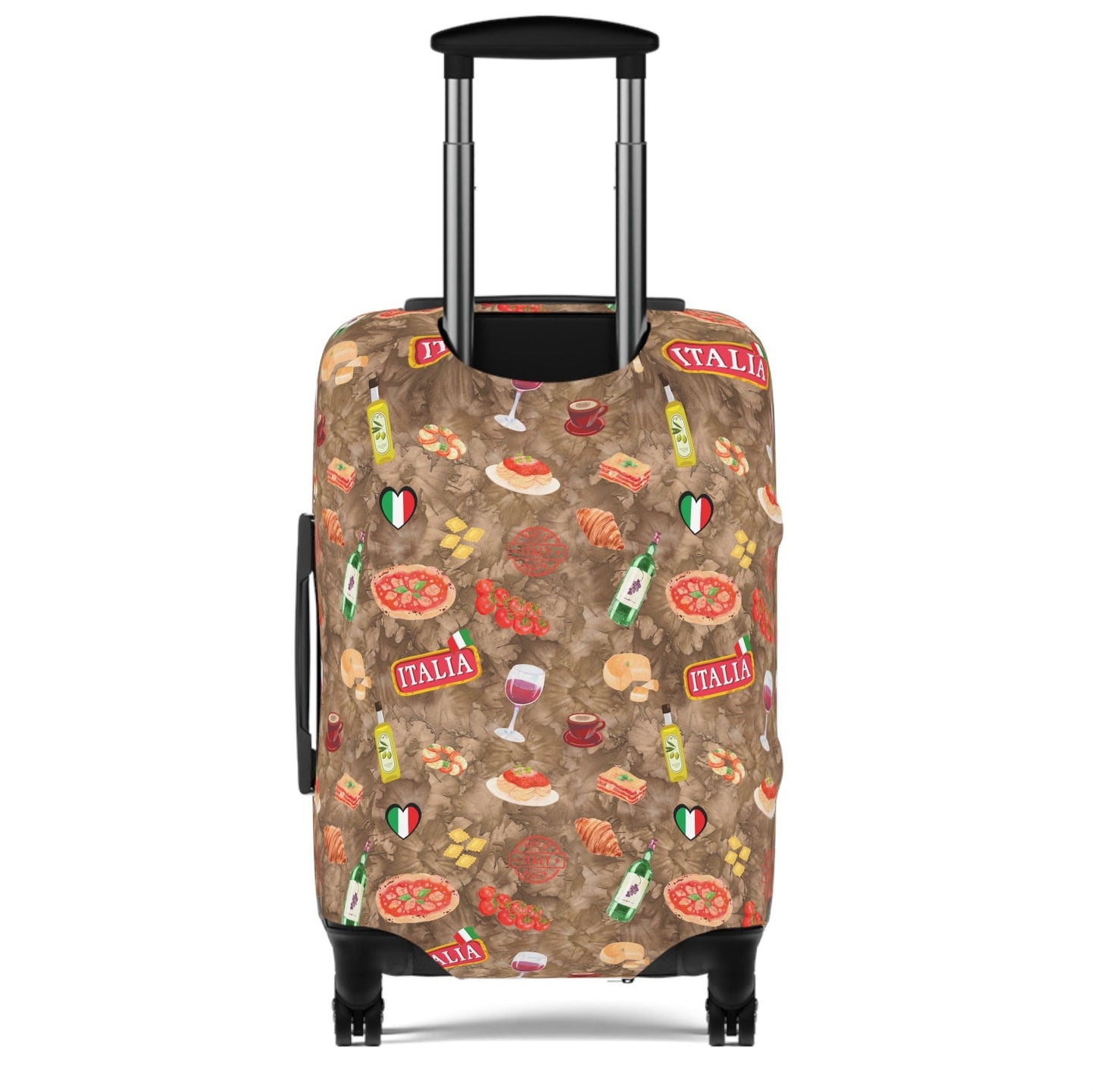 Italian Cuisine Luggage Cover - Stylish Travel Accessory