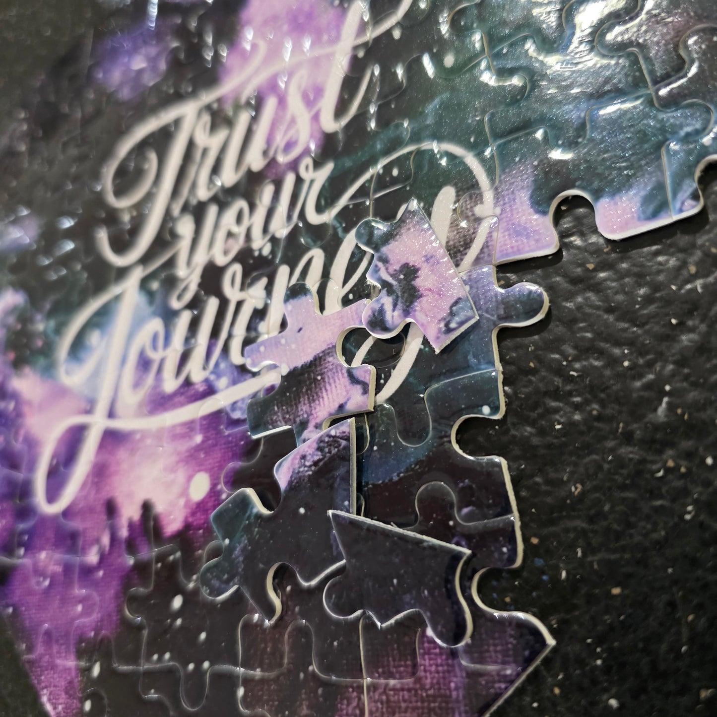 Trust Your Journey – Heart Puzzle 🌌
