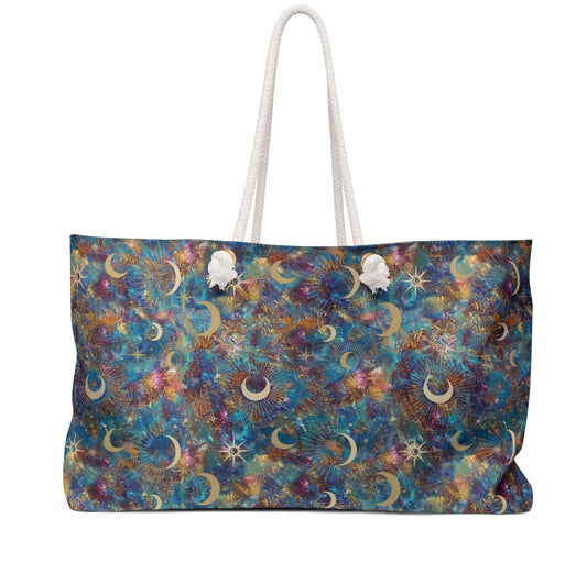 Celestial Weekender Bag – Carry Stardust Wherever You Go ✨🌙 ⭐⭐⭐⭐⭐ (3 reviews)