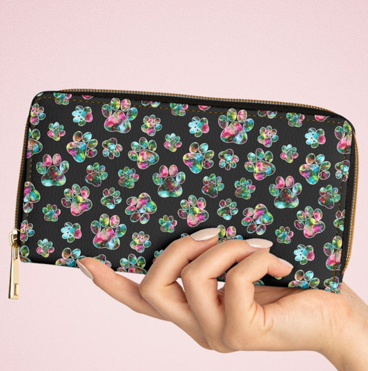 Angel Paws Zipper Wallet – Fun, Creative Pet-Lover Approved