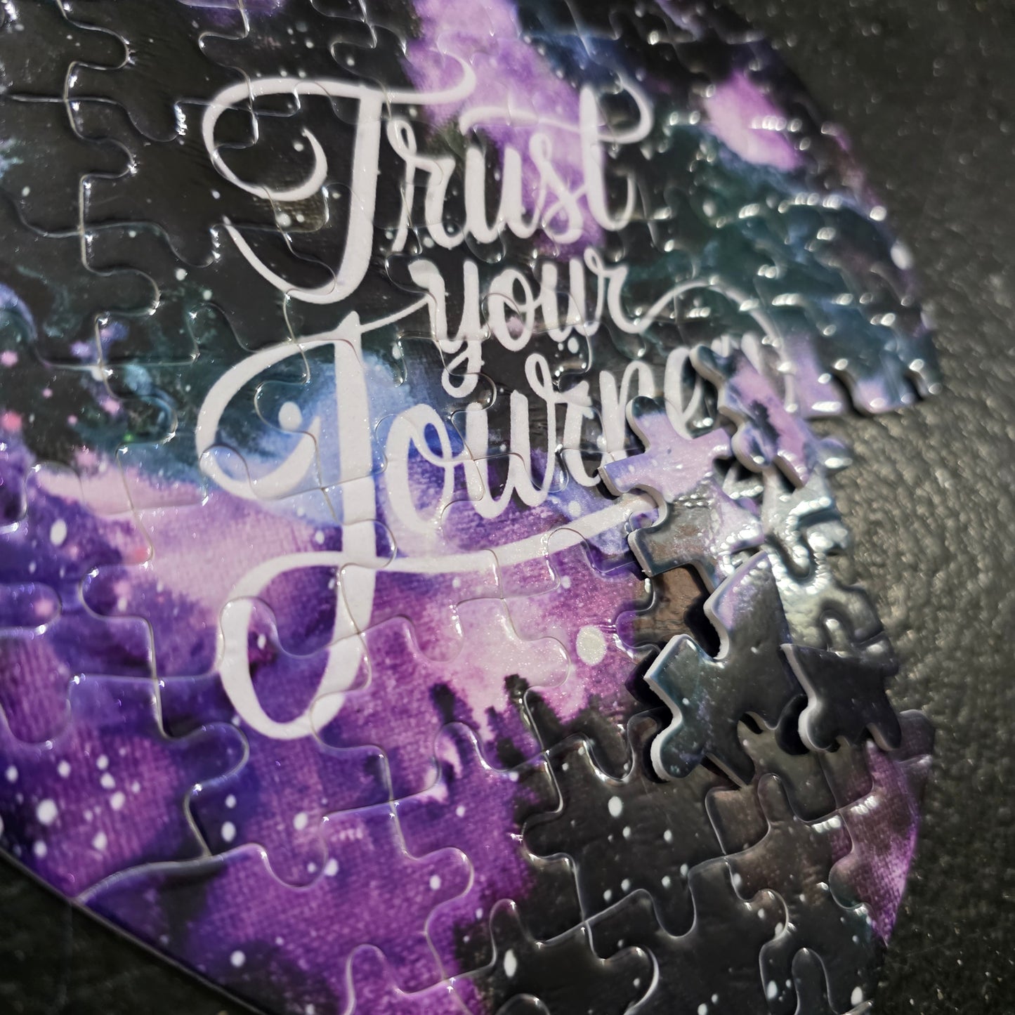 Trust Your Journey – Heart Puzzle 🌌