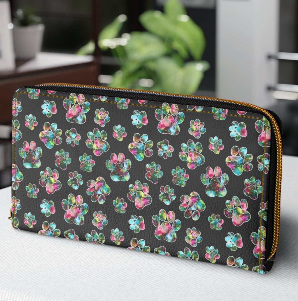 Angel Paws Zipper Wallet – Fun, Creative Pet-Lover Approved