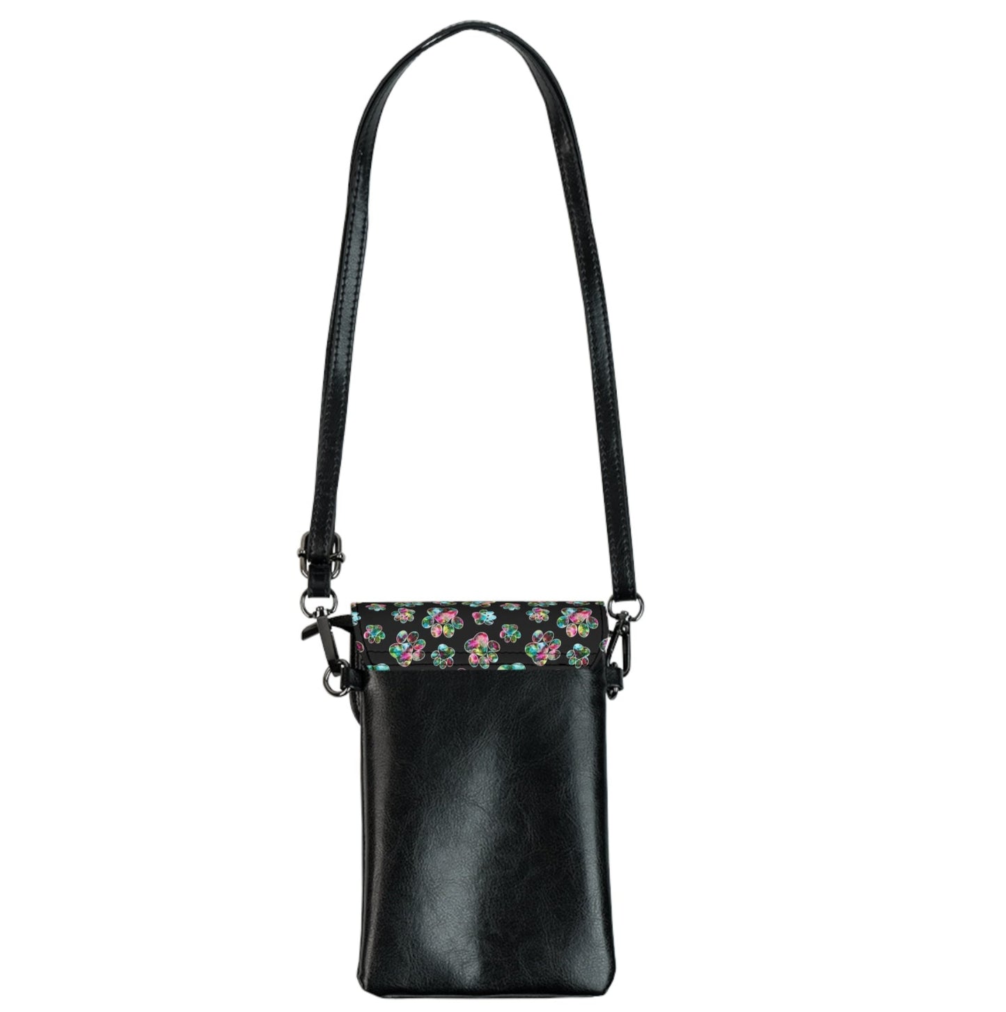 Angel Paws Vegan Leather Crossbody Phone Bag