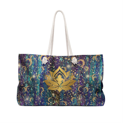 Lotus Flower Weekender Bag