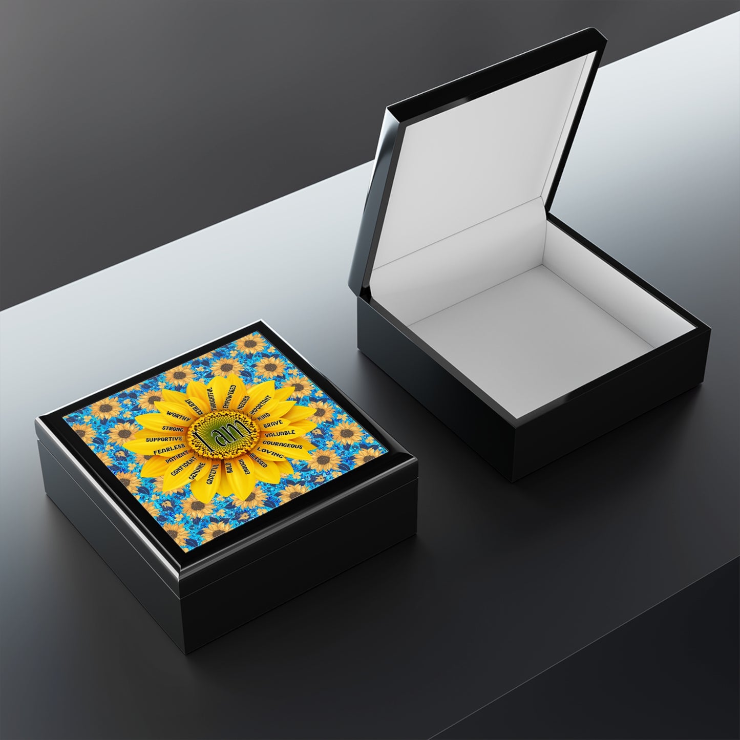Jewelry Keepsake Box - Sunflower 🌻