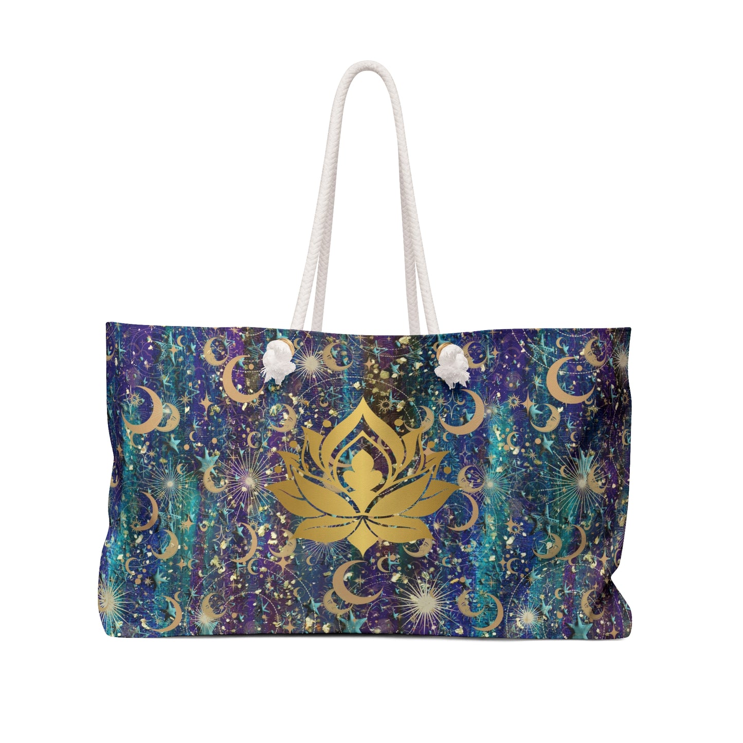 Lotus Flower Weekender Bag