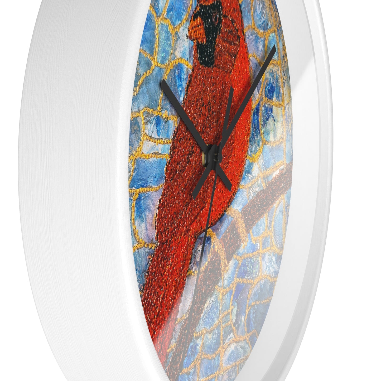 Always Beside You- Cardinal Wall Clock