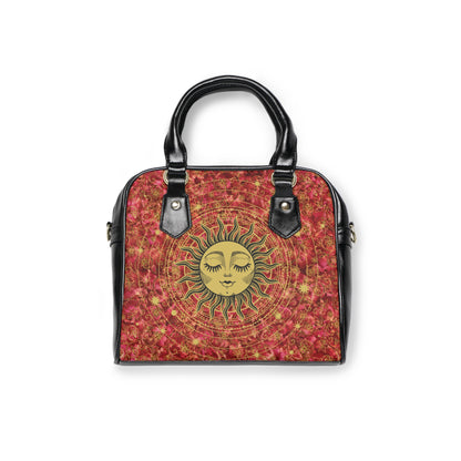 Celestial Sun and Stars Satchel Handbag