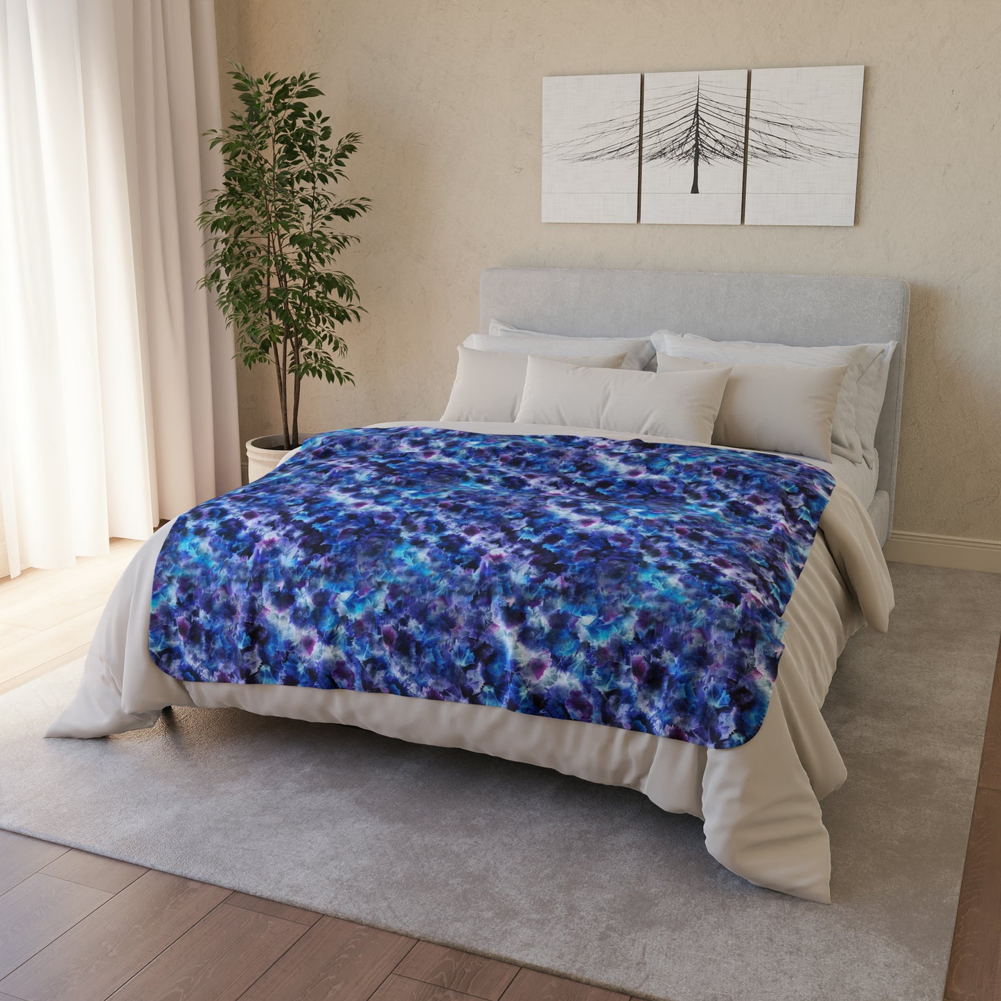 Cosmos Fleece Sherpa Blanket - Wrap yourself in the Cosmos-Special Occasion Gift