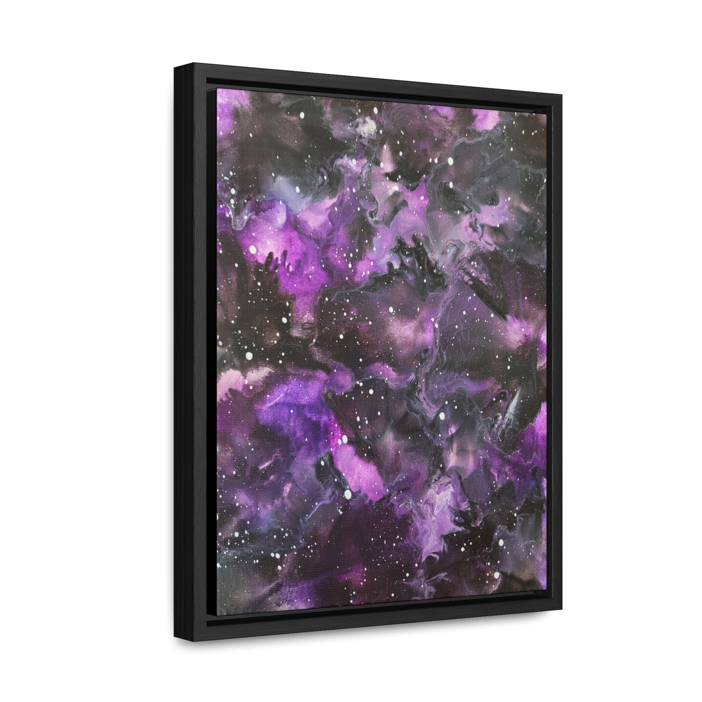 Framed Canvas Print - Purple Storm