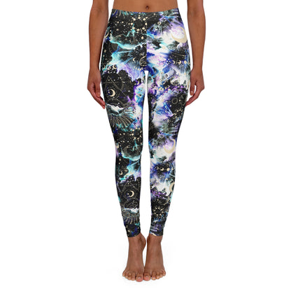 Women's Spandex Leggings - Galaxy