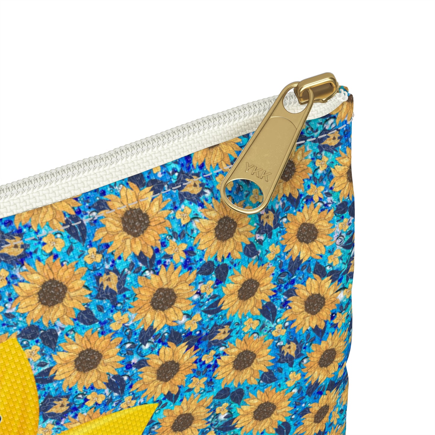 Sunflower Affirmation Accessory Pouch