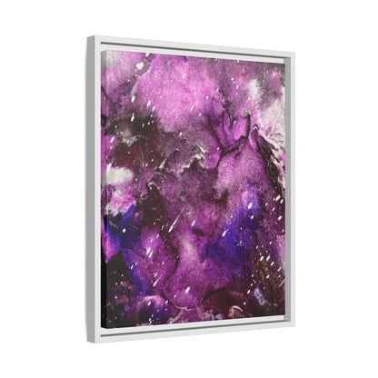 Purple Storm – Framed Canvas Art Print (16×20) | A Beginning in Chaos & Courage