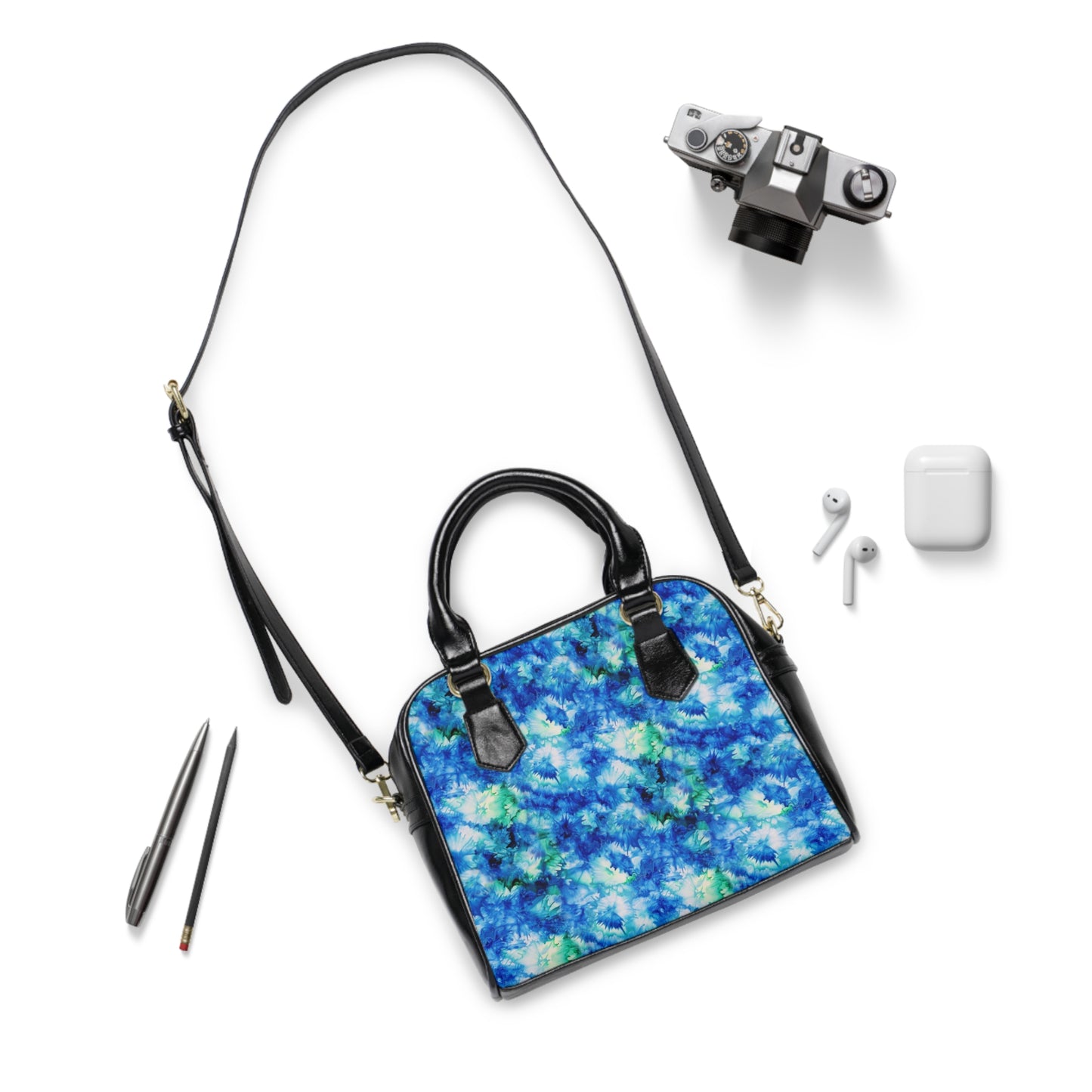 Ocean Mist Handbag – Vegan Leather Crossbody & Tote
