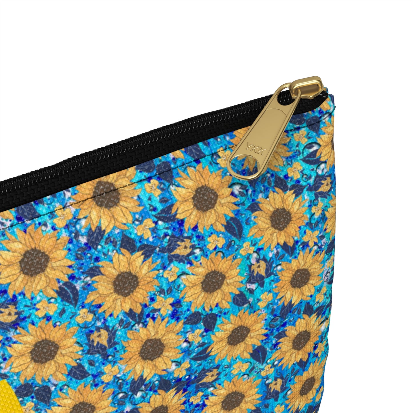 Sunflower Affirmation Accessory Pouch