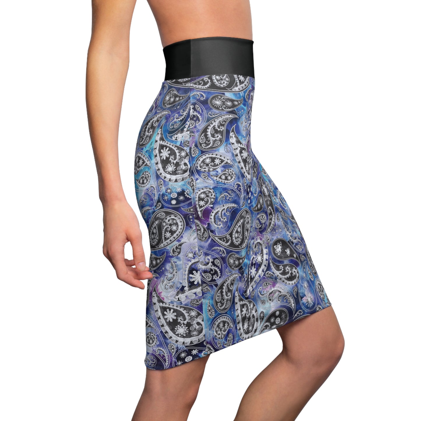 Cosmo Paisley Pencil Skirt