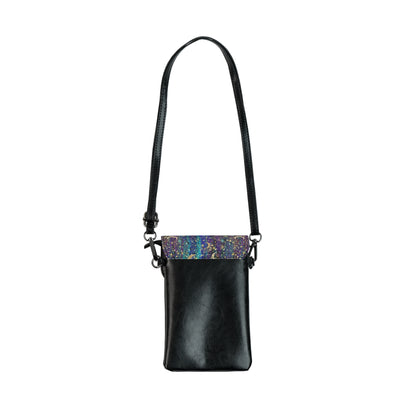 Celestial Moon and Stars Crossbody Phone Bag