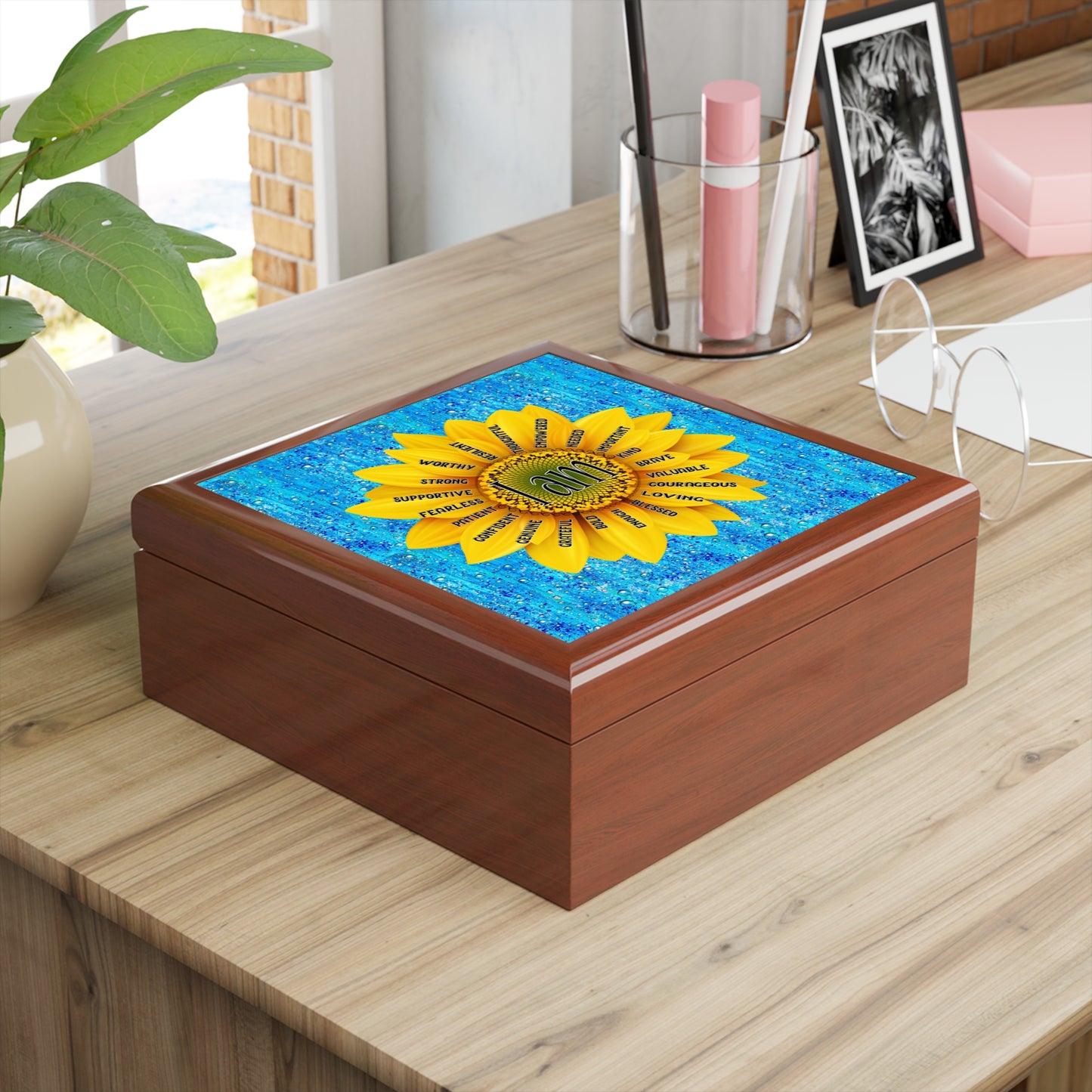 Sunflower Jewelry Box - Special Occasion Gift