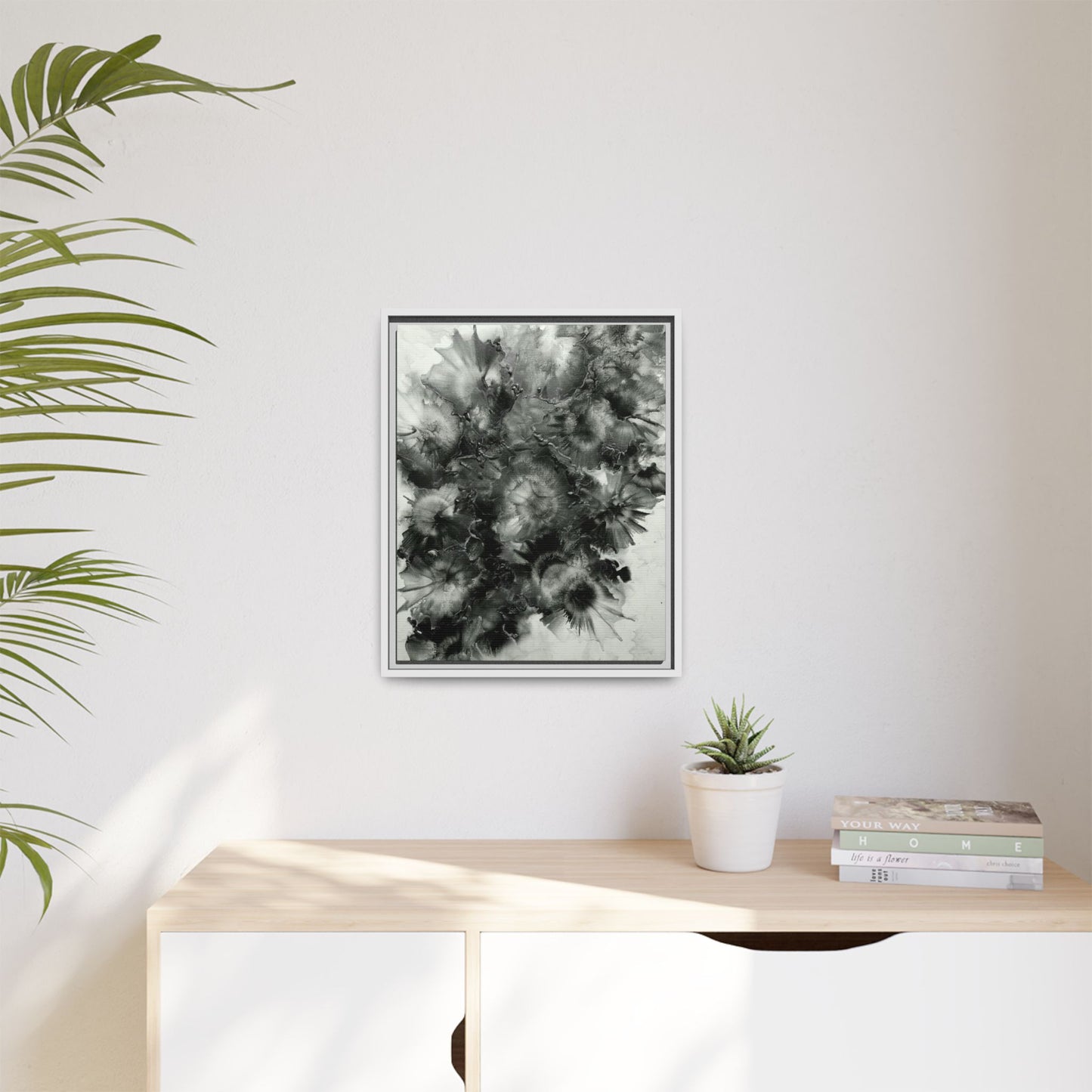 Perspective – Framed Canvas Art Print (16×20) | A Meditation in Monochrome