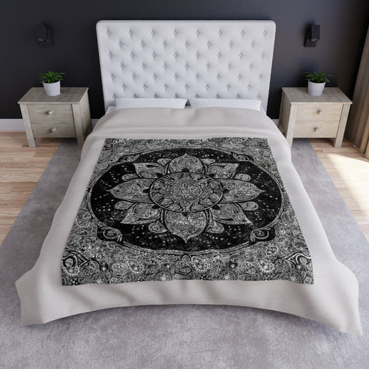 Mandala Crushed Velvet Luxury Blanket - Special Occasion Gift