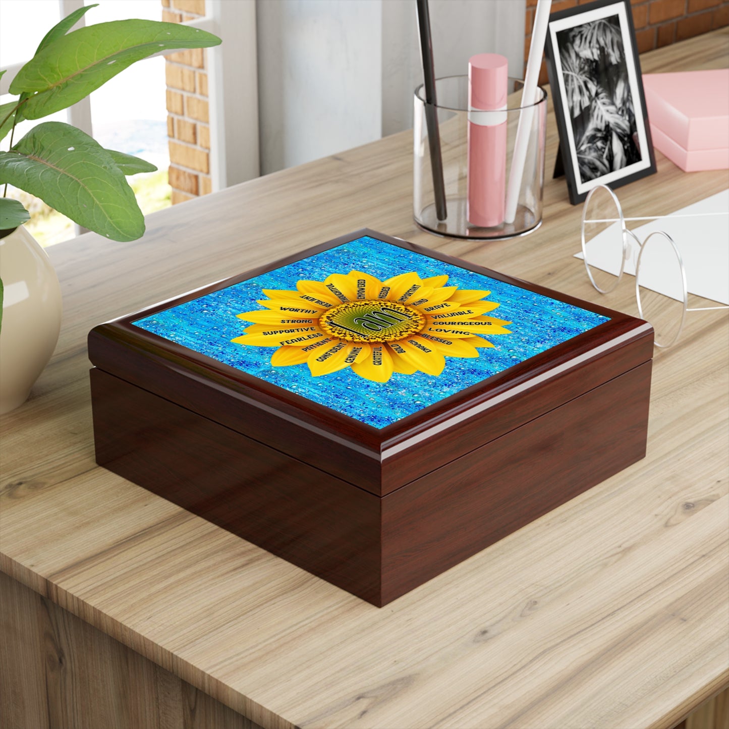 Sunflower Jewelry Box - Special Occasion Gift