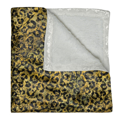 In the Wild Crushed Velvet Luxury Blanket - Embrace your Wild Side - Special Occasion Gift