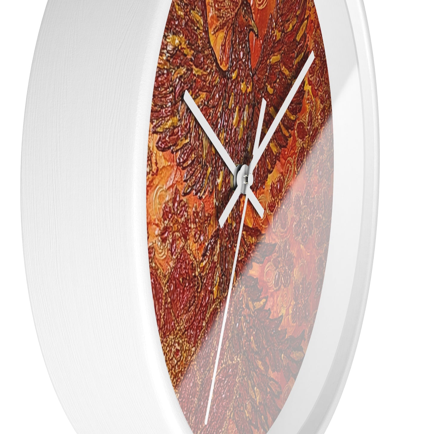 Unbreakable Wings -Phoenix Wall Clock