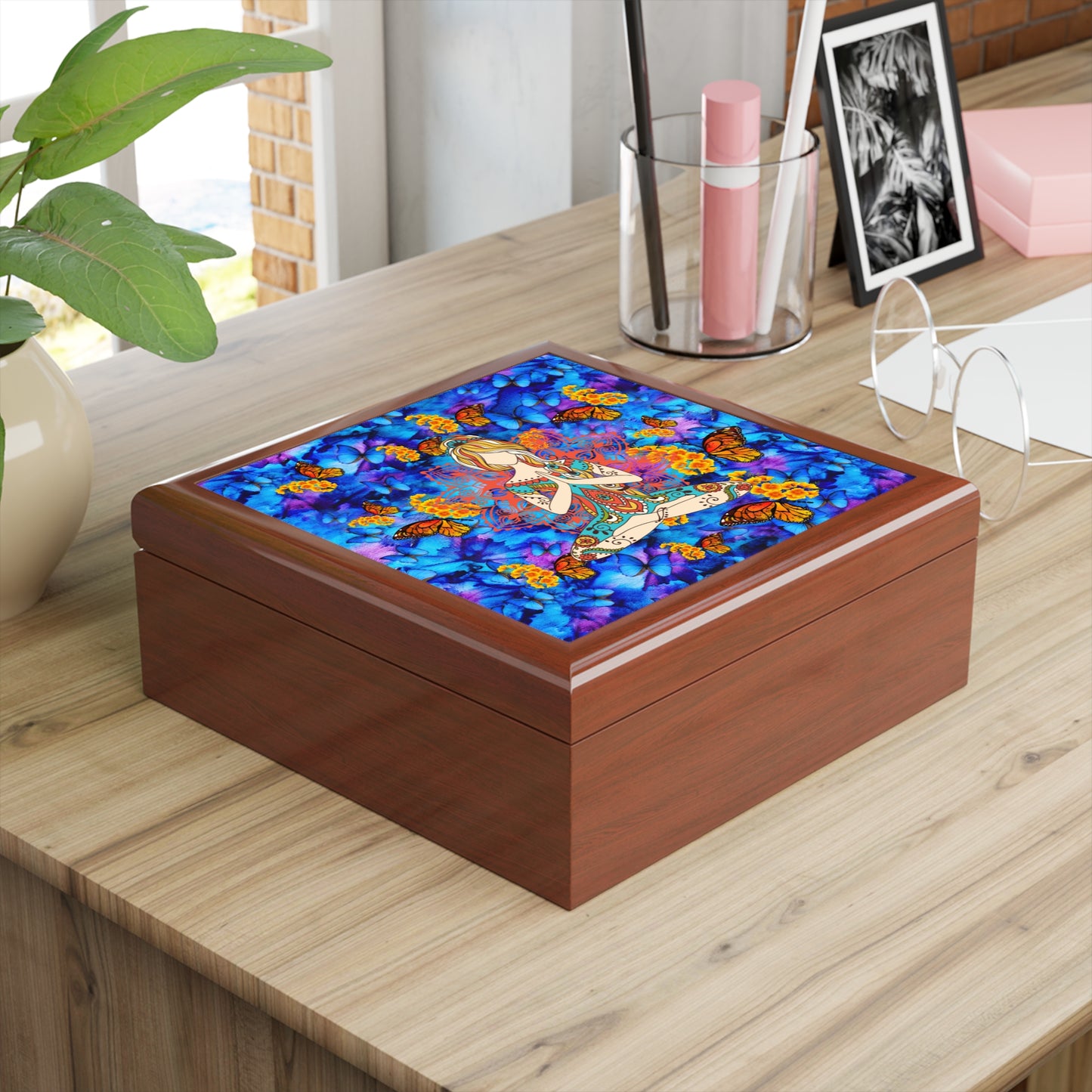 Dancing with Butterflies Jewelry Box - Special Occasion Gift