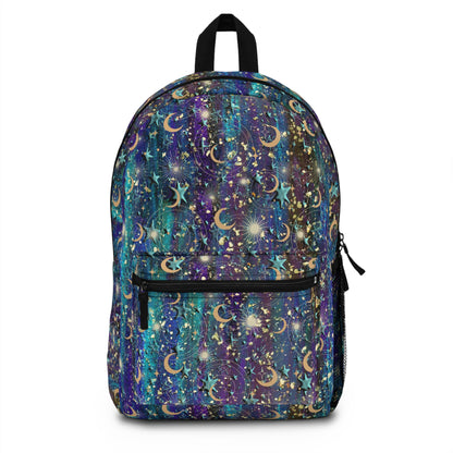 Celestial Moon and Star Backpack - Let your Dreams Soar Among the Stars