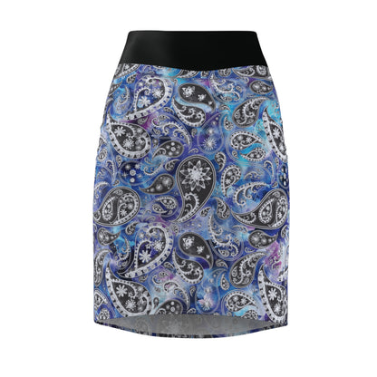 Cosmo Paisley Pencil Skirt