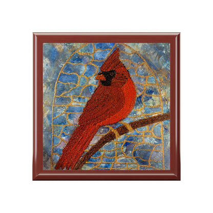 Cardinal- Always Beside You Jewelry Box - In Memory Of Gift